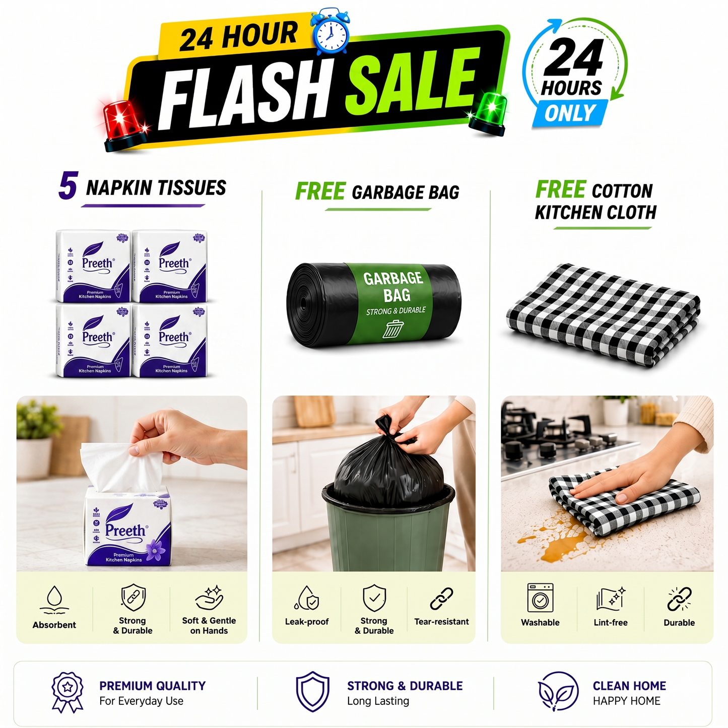 5-in-1 Mega Saver Combo – Monthly Saver Pack | Free Delivery