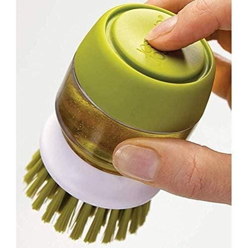 Plastic Cleaning Brush with soap Dispenser for Kitchen Sink Washbasin