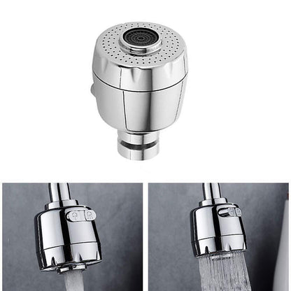 Faucet-360 Degree Flexible Stainless Steel Rotating 2 Modes Water Saving Faucet