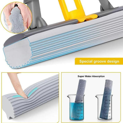 Multi-Purpose Foldable Floor Cleaning Squeeze Mop Wiper