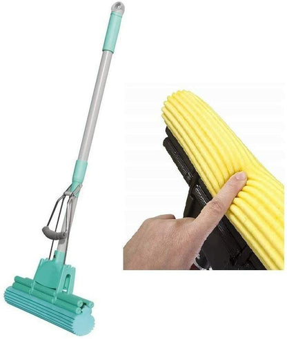 Sponge Mops for Floor Cleaning Squeeze With a Long Handle