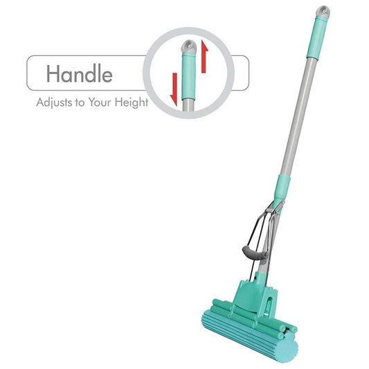 Sponge Mops for Floor Cleaning Squeeze With a Long Handle