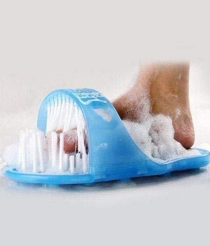 Foot Cleaning Shower Slipper | Foot Cleaner Brush with Suction Cups