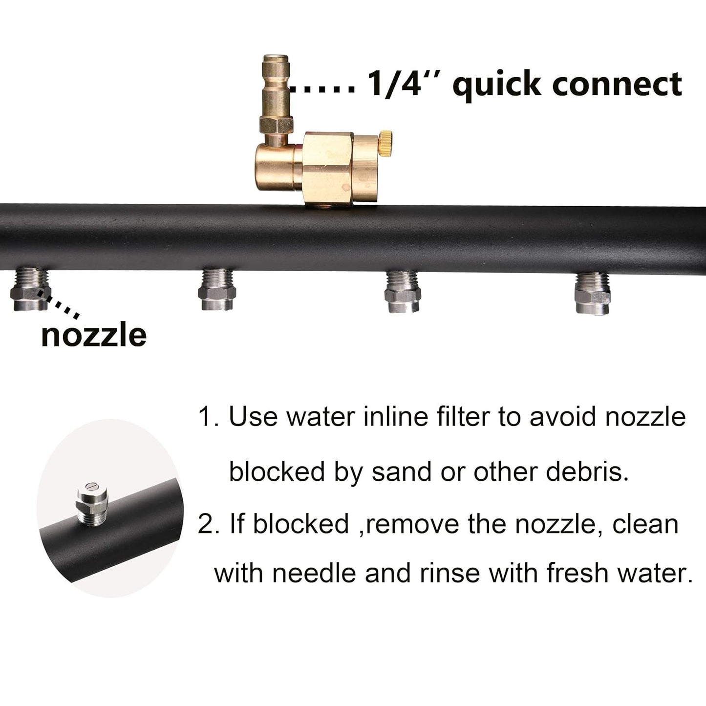 Dual-Function Undercarriage Cleaner, Surface Cleaner for Pressure Washer