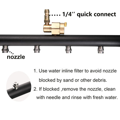 Dual-Function Undercarriage Cleaner, Surface Cleaner for Pressure Washer