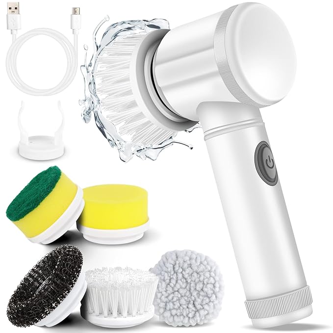 Electric Spin Scrubber Electric Cleaning Brush Cordless Power Scrubber